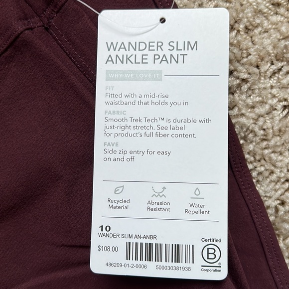 Athleta Slim Ankle Pant - Picture 2 of 5